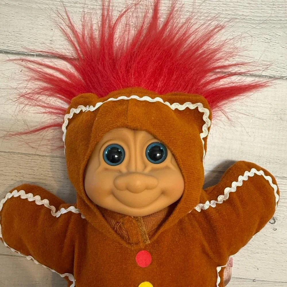 RUSS Troll Gingerbread‎ Man Plush Doll 10